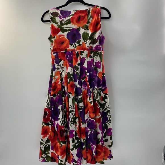 Ralph Lauren Sleeveless Floral Dress Size 2 - Picture 2 of 7